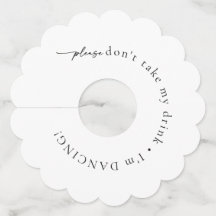 Por Favor Não Leve Minhas Tags de Copo de Vinho