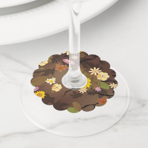 Etiqueta Para Taça De Vinho Selva Imaginária 3