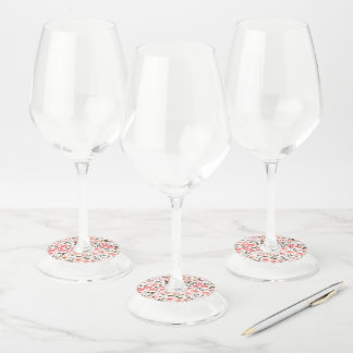 Etiqueta Para Taça De Vinho Sonhos Florais Suaves
