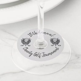 Etiqueta Para Taça De Vinho Torneio de Golf Course Ball Tee Clubs Torneio de C