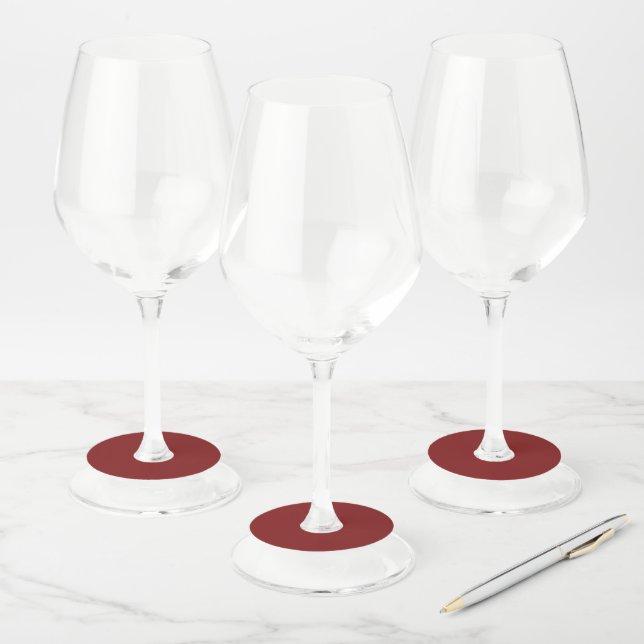 Etiqueta Para Taça De Vinho Vermelho Luar (Conjunto)