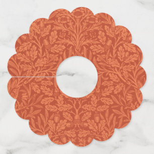 Etiqueta Para Taça De Vinho William Morris Acorn Wallpaper Nature Design