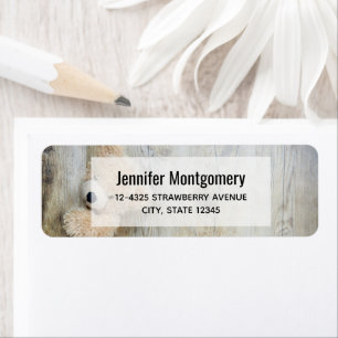 Etiqueta Parede de Madeira Rústica De Urso Bastante Enchido