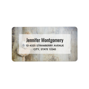 Etiqueta Parede de Madeira Rústica De Urso Bastante Enchido