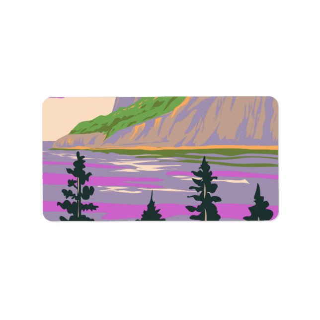 Etiqueta Parque Nacional Forillon (Frente)