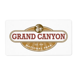 Etiqueta Parque Nacional Grand Canyon