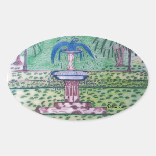 Etiqueta Parque-oval de Forsyth