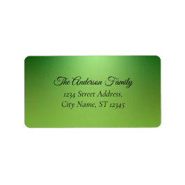 Etiqueta Partido de Natal Elegante Moderno