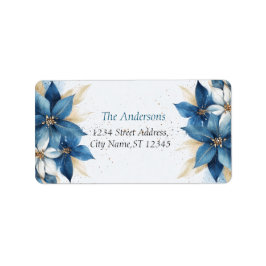 Etiqueta Partido de Natal Elegante Moderno