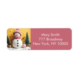 Etiqueta Pastel Christmas - Return Address Labels