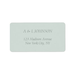 Etiqueta Pastel Floral Elegance Wedding