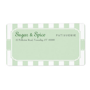 Etiqueta Pastel Patisserie Shipping Label