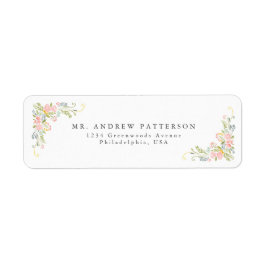 Etiqueta Pastel Rococo Garden Floral Wedding 