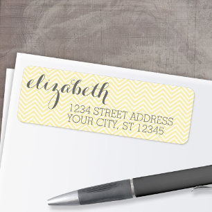 Etiqueta Pastel Yellow e Stationery Suite for Women