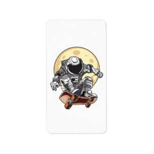 Etiqueta Patins Astronauta
