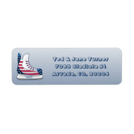 Etiqueta Patins de Hóquei dos EUA