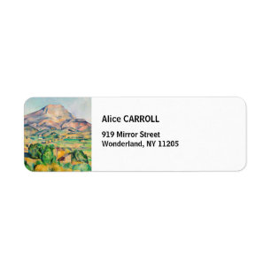 Etiqueta Paul Cezanne - Mont Sainte-Victoire