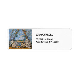 Etiqueta Paul Cezanne - Os Grandes Banhistas