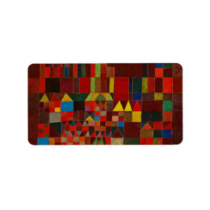 Etiqueta Paul Klee Castle E Sun