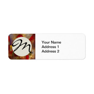 Etiqueta Paul Klee Red Balloon Abstrato Arte Colorida