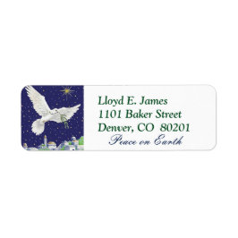 Etiqueta Paz no Natal da Terra