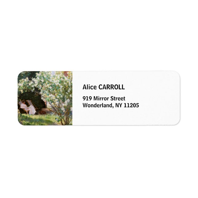 Etiqueta Peder Severin Kroyer - Rosas (Frente)