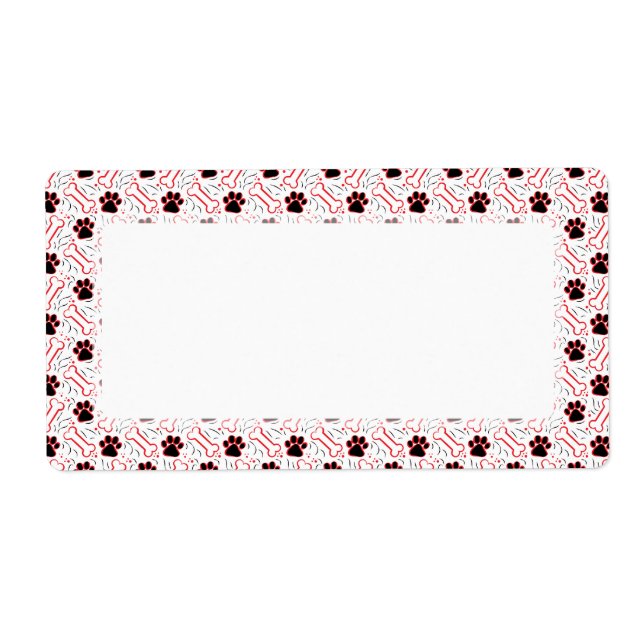 Etiqueta Peixes e Ossos Design Engraçado para Pássaros Cach (Frente)