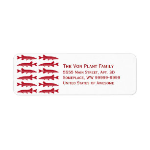 Etiqueta Peixes vermelhos de Muskie