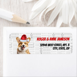 Etiqueta Pembroke Welsh Corgi, Endereço de Regresso de Cão