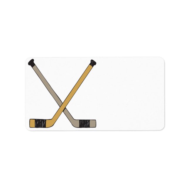 Etiqueta Pentes de hóquei (Frente)