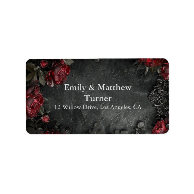 Etiqueta Peões Góticos Barrocos (Frente)