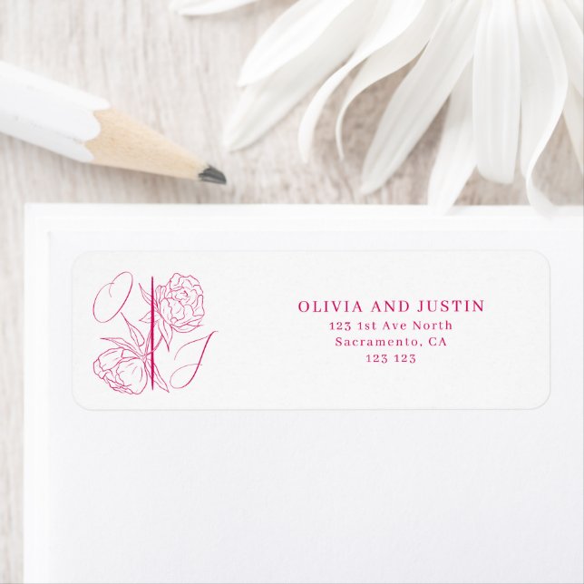 Etiqueta Peony Elegance Wedding (Insitu)