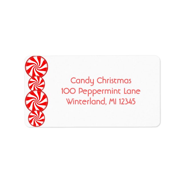Etiqueta Peppermint Candy (Frente)