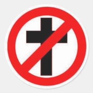 Etiqueta pequena da Anti-Religião