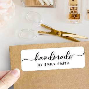 Etiqueta Pequena empresa ou Artesanato para crianças, de fá