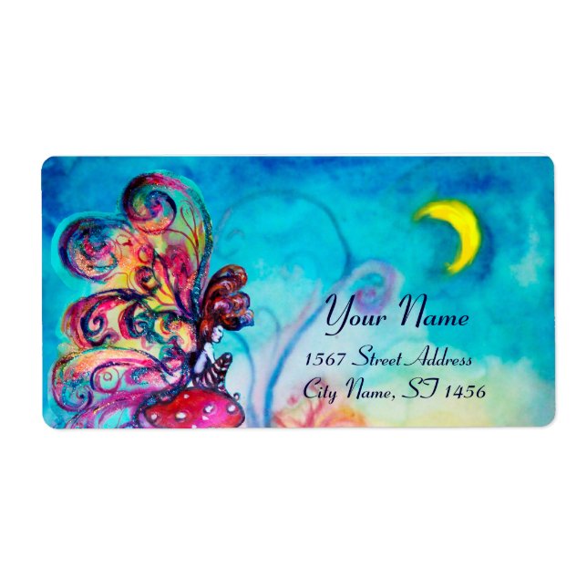 ETIQUETA PEQUENO ELF DE COGUMELOS (Frente)