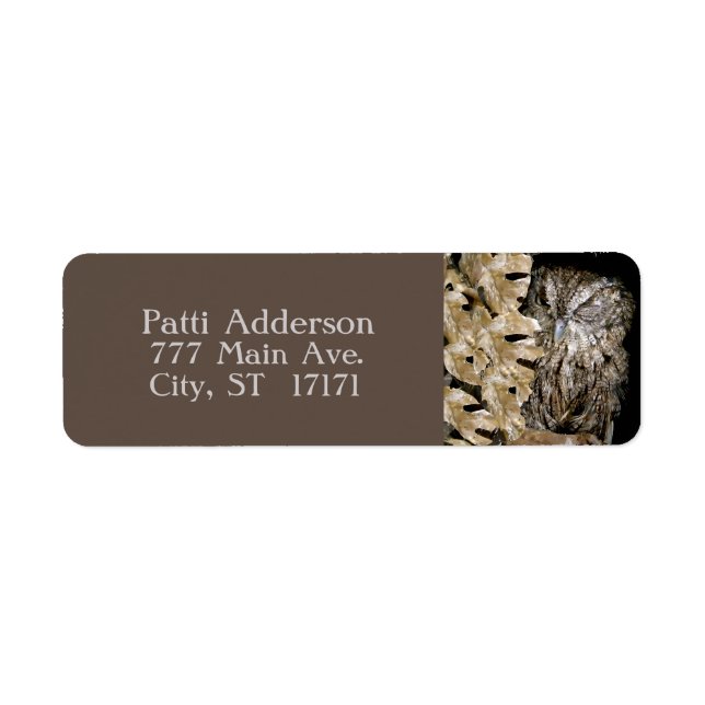 Etiqueta Pequim Winking Owl (Frente)