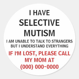 Etiqueta perdida Mutism seletiva