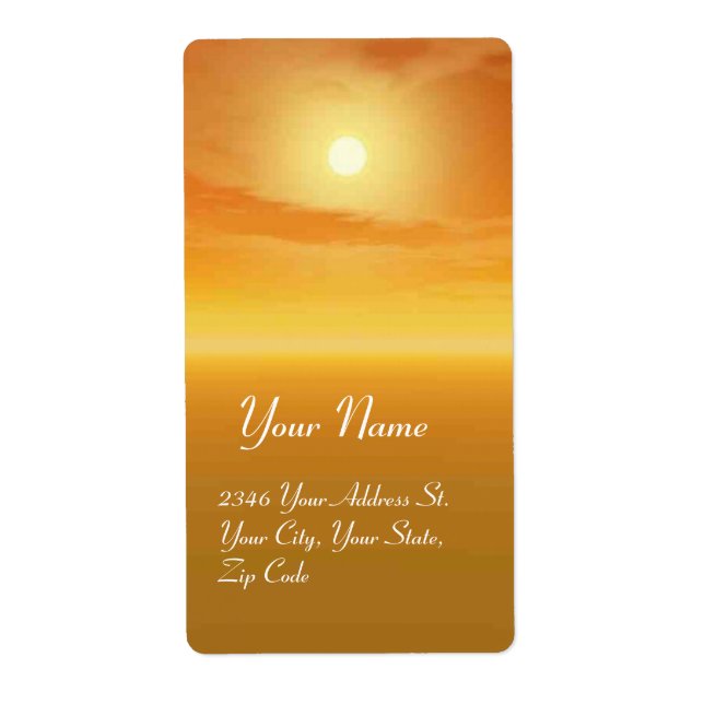 ETIQUETA PERIGO DE OURO (Frente)