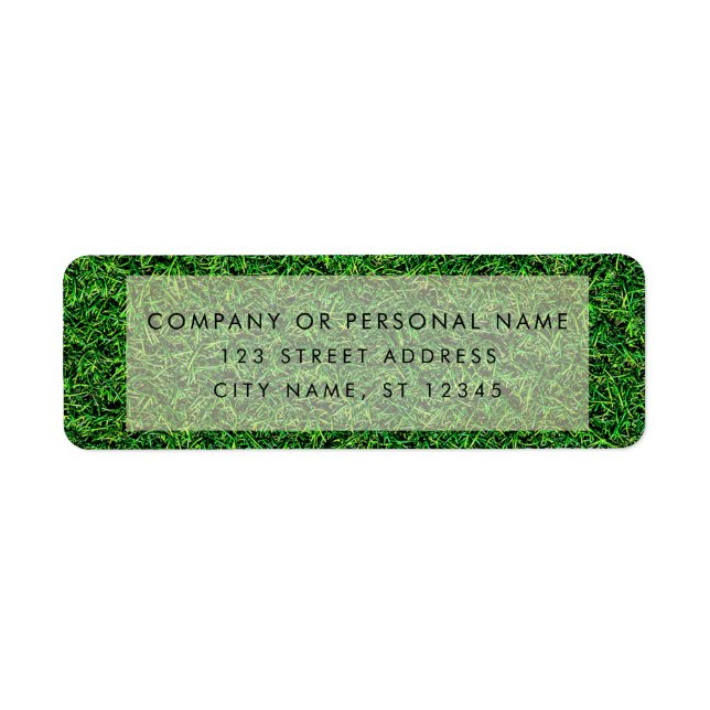 Etiqueta personalização de paisagens de assistência técnica (Frente)