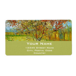 Etiqueta Personalização floral de belas artes