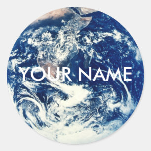 Etiqueta personalizada da terra