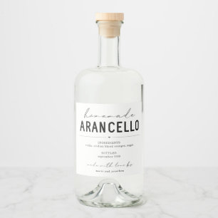 Etiqueta personalizada de Arancello
