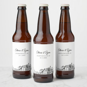 Etiqueta personalizada de cerveja Jacksonville Lan