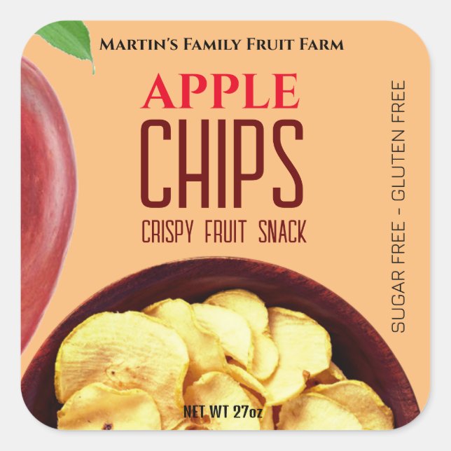 Etiqueta personalizada de chipsets Apple (Frente)