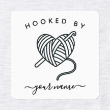 Etiqueta Personalizada de Crochê para Artesão