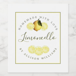 Etiqueta Personalizada De Limoncello