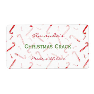 Etiqueta personalizada do deleite do Natal do