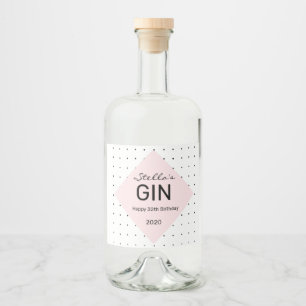 etiqueta personalizada do gin