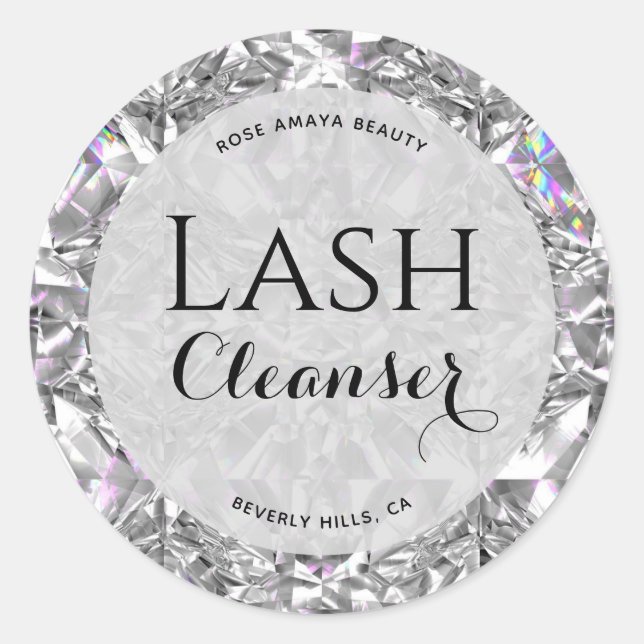 Etiqueta Personalizada do Limpador de Lash do Padr (Frente)